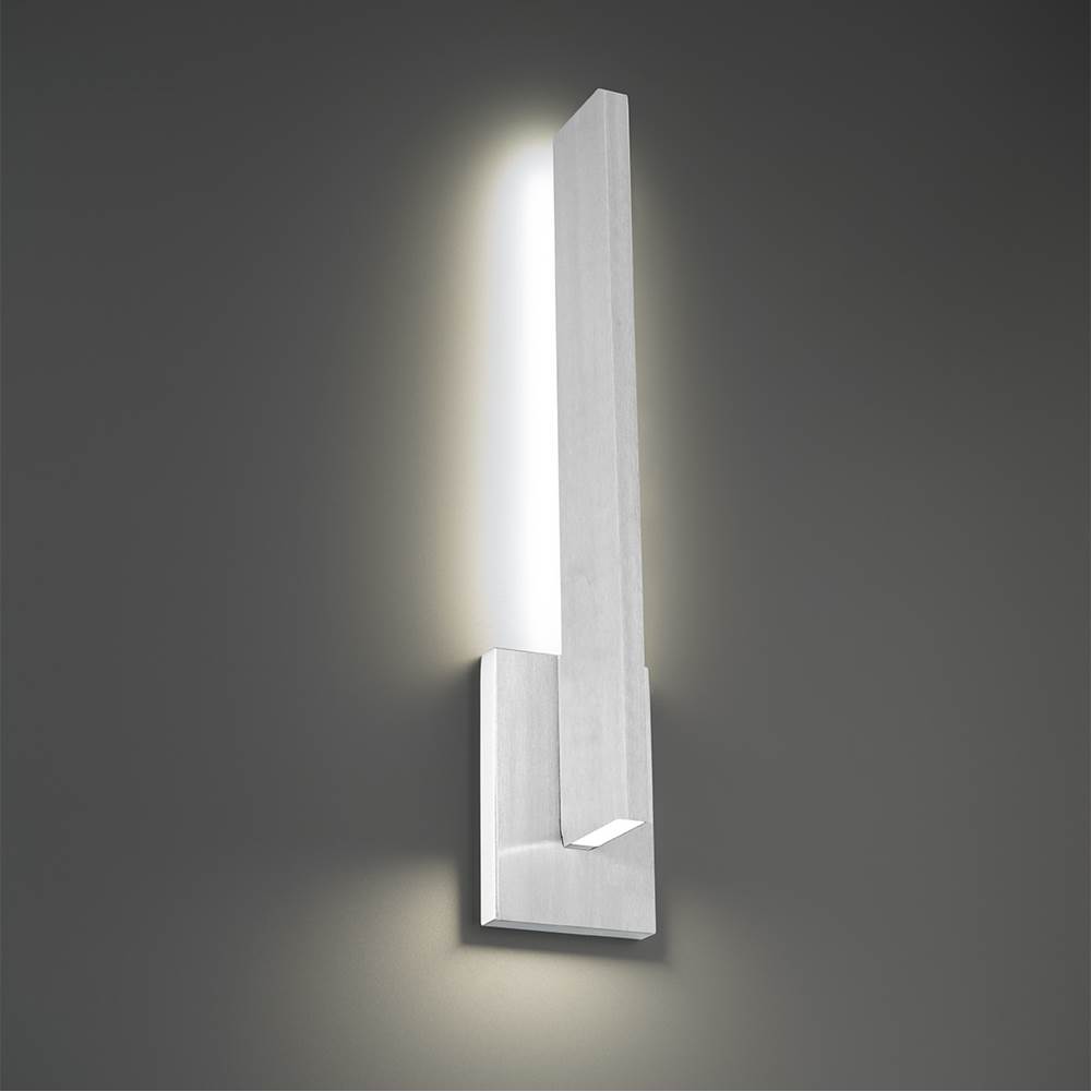 Modern Forms Mako 22'' LED Outdoor Wall Sconce Light 4000K in Brushed Aluminum