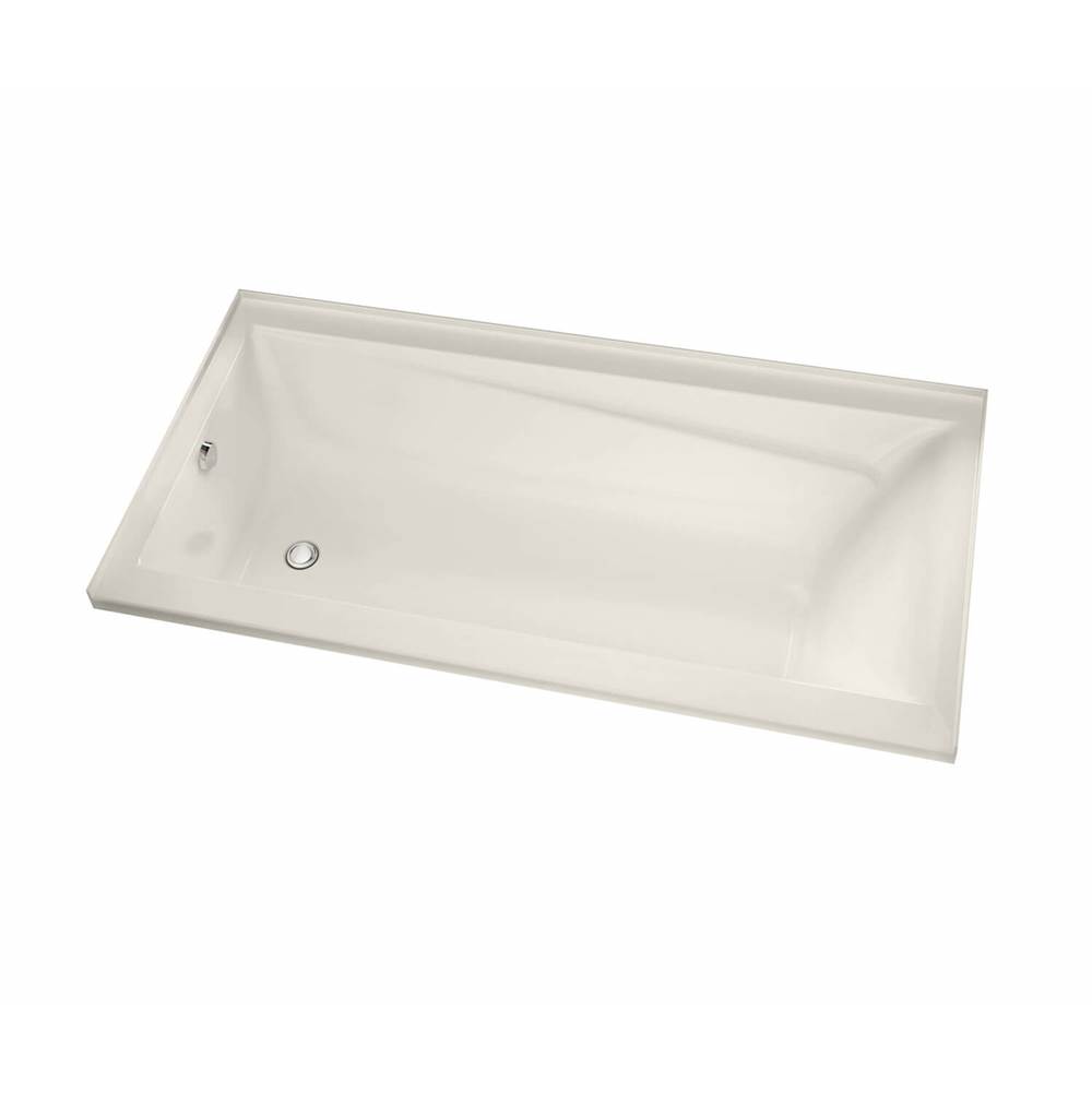 Maax Exhibit 6042 IF Acrylic Alcove Left-Hand Drain Bathtub in Biscuit - Product Pack