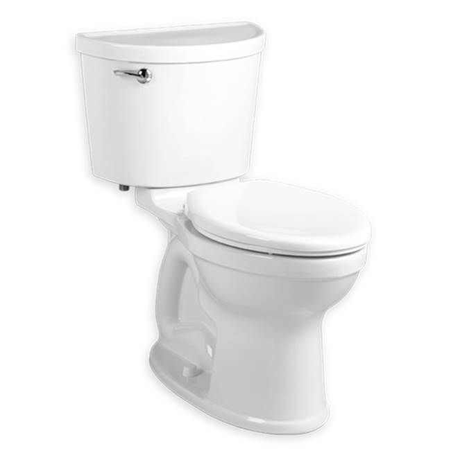 American Standard Champion PRO Two-Piece 1.28 gpf/4.8 Lpf Chair Height Elongated Right-Hand Trip Lever Toilet Less Seat