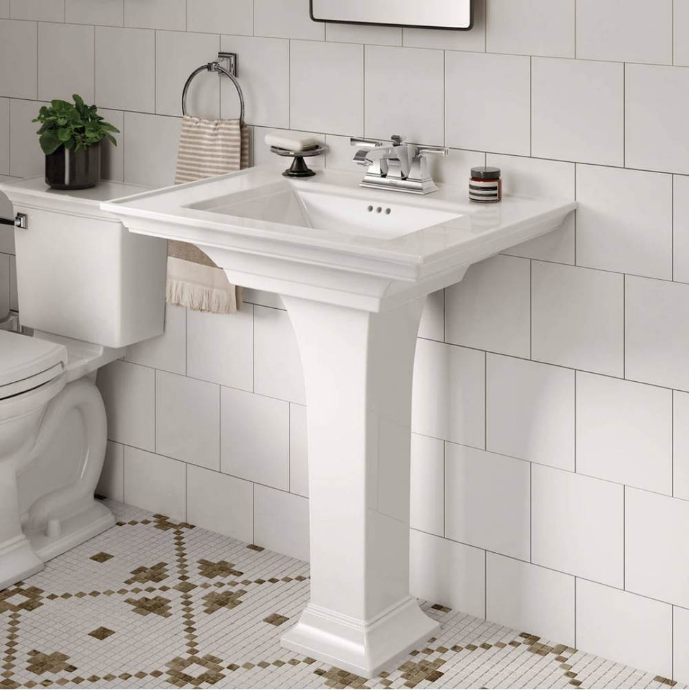 American Standard Town Square® S 4-Inch Centerset Pedestal Sink Top and Leg Combination