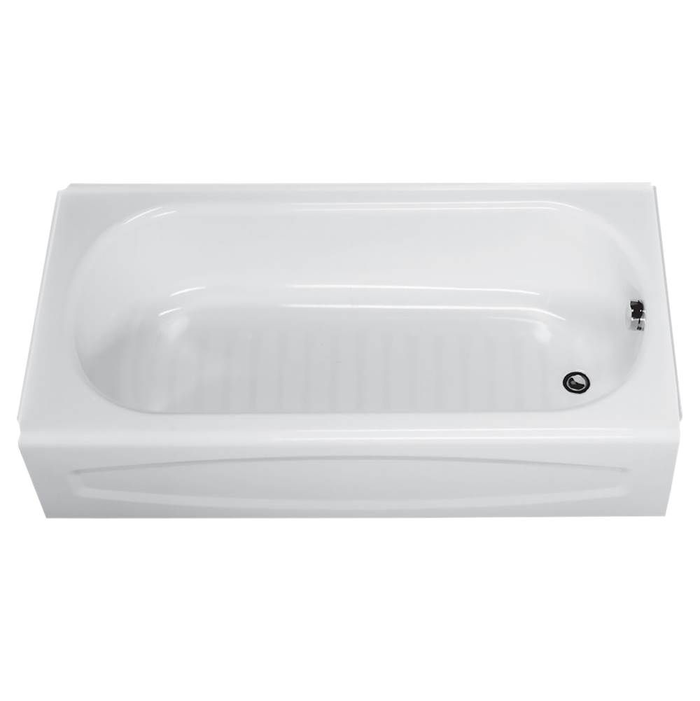 American Standard New Solar® 60 x 30-Inch Integral Apron Bathtub Above Floor Rough With Right-Hand Outlet