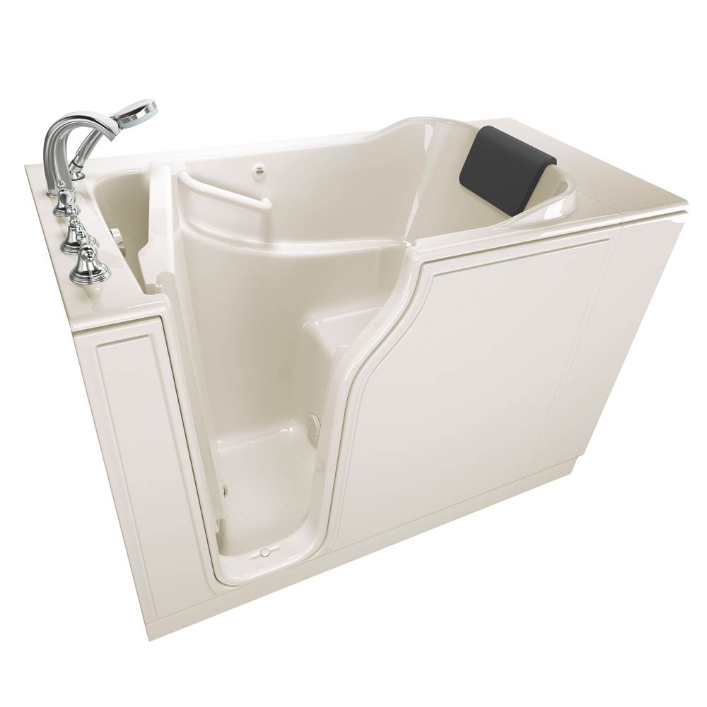 American Standard Gelcoat Premium Series 30 x 52 -Inch Walk-in Tub With Soaker System - Left-Hand Drain With Faucet