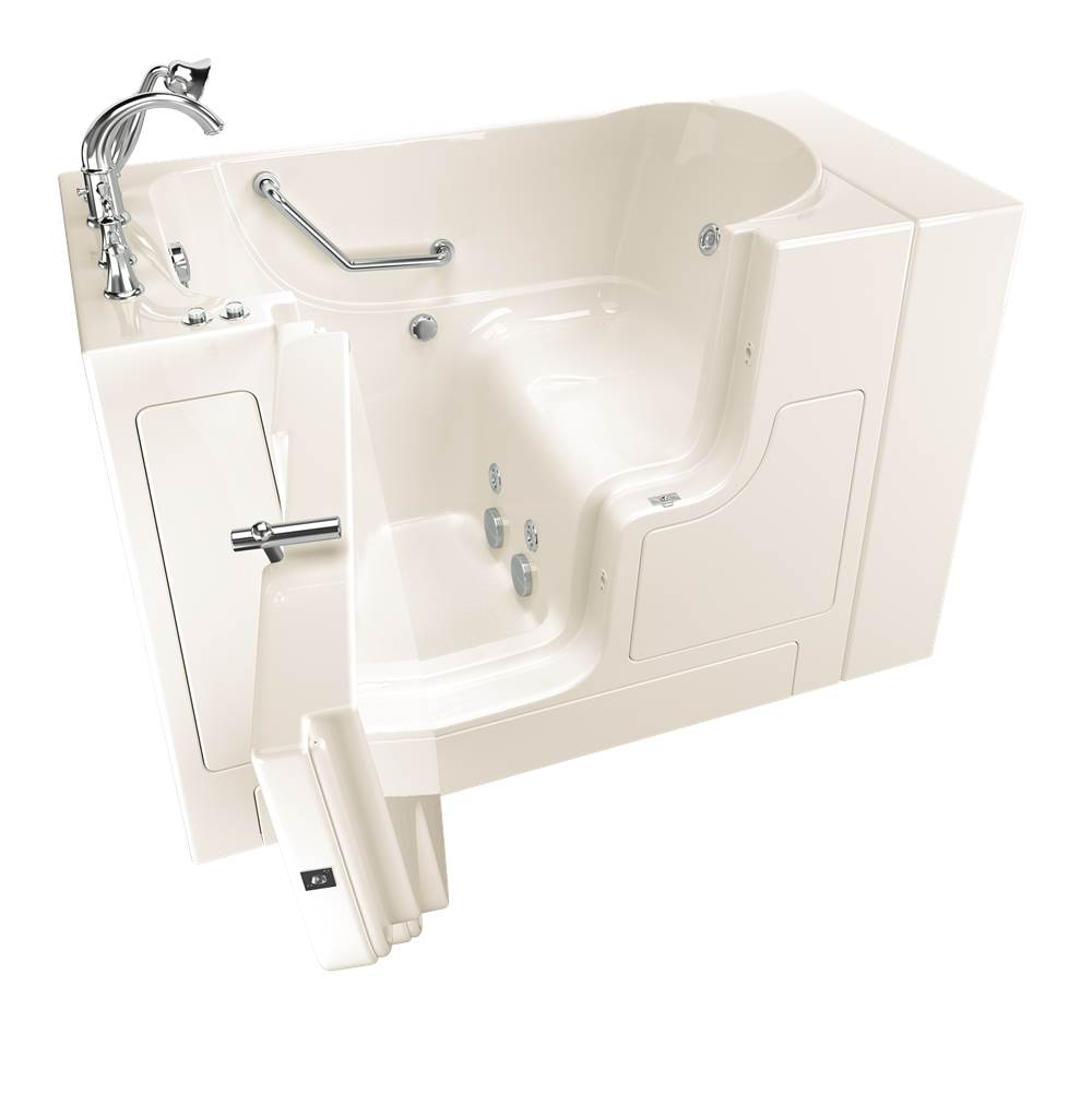 American Standard Gelcoat Premium Series 30 in. x 52 in. Outward Opening Door Walk-In Bathtub with Whirlpool system
