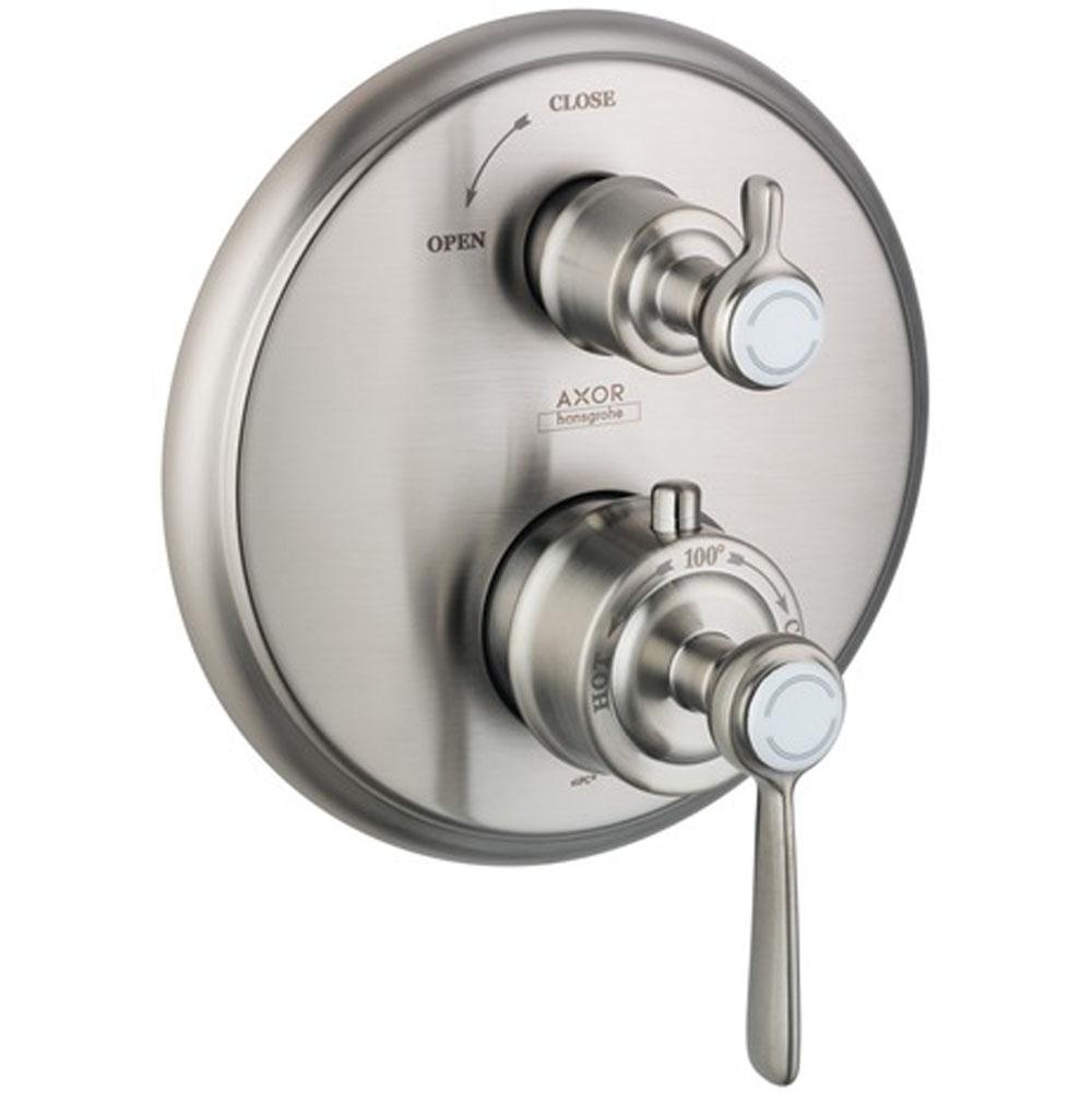 Axor Montreux Thermostatic Trim with Volume Control in Brushed Nickel