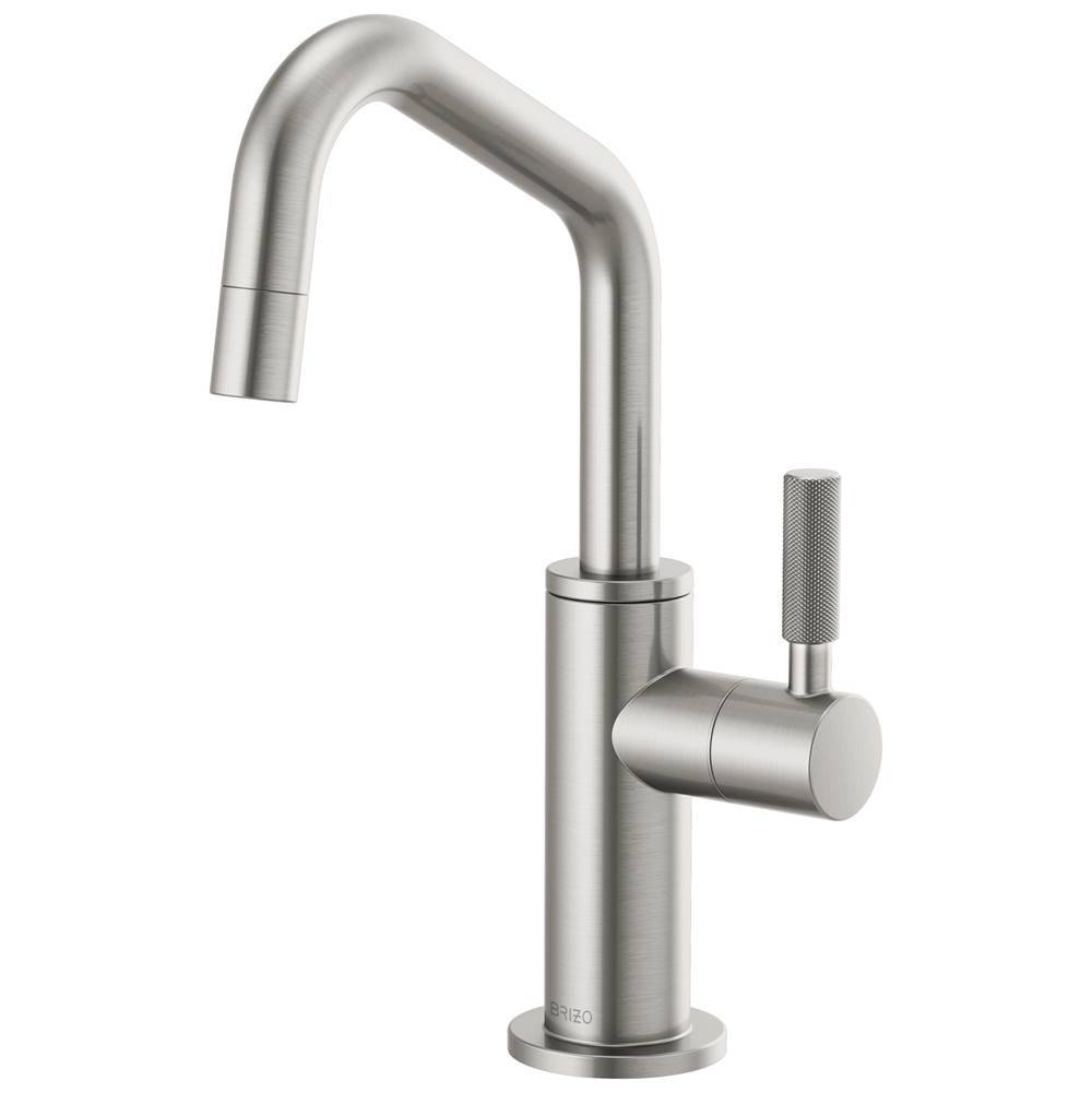 Brizo Litze® Beverage Faucet with Angled Spout and Knurled Handle