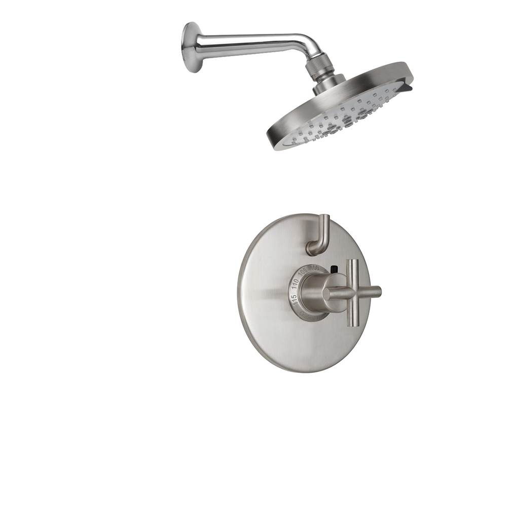 California Faucets Tiburon Styletherm 1/2'' Thermostatic Shower System with Single Showerhead