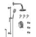 California Faucets - KT08-33.25-WHT - Shower System Kits