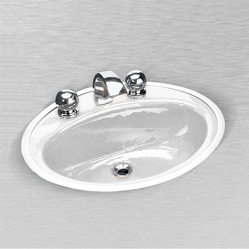 Ceco 19 1/4 x 16 1/4 Oval Lavatory Oval- Tile or Rim Mount