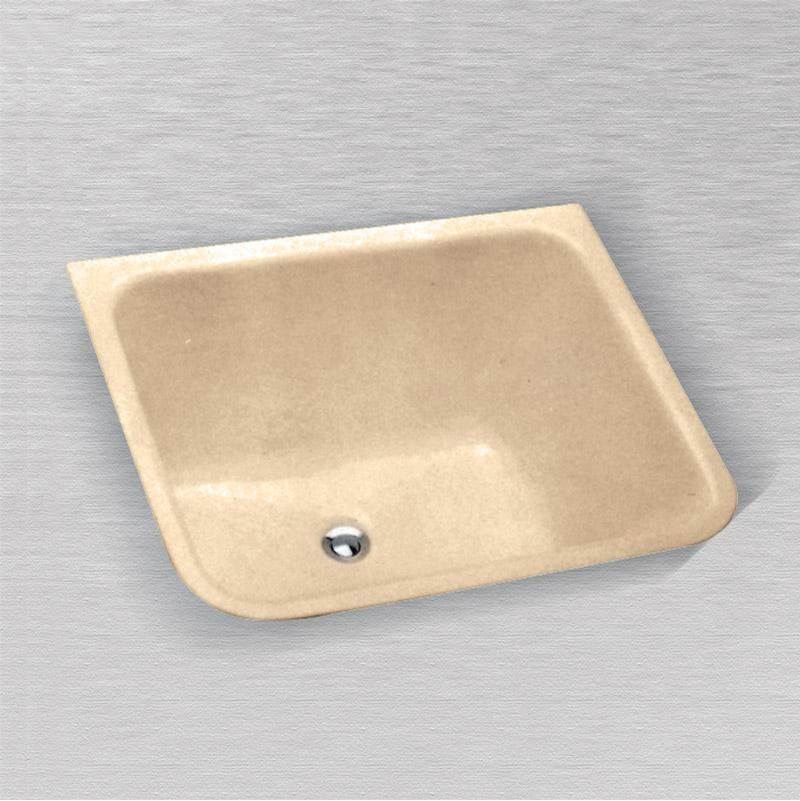 Ceco 24 x 20 x 12 Laundry Tray Flat Rim - Slope Front - Wall Hung