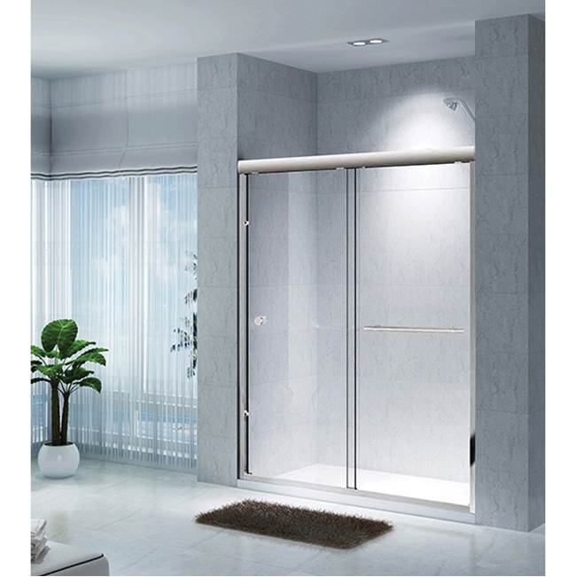 CKB EU Series Semi-Frameless Bypass Sliding Shower Doors