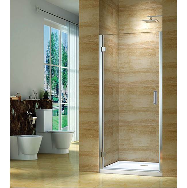 CKB PD Series Semi-Frameless Hinged Shower Doors