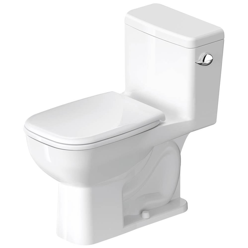 Duravit D-Code One-Piece Toilet Kit White with Seat