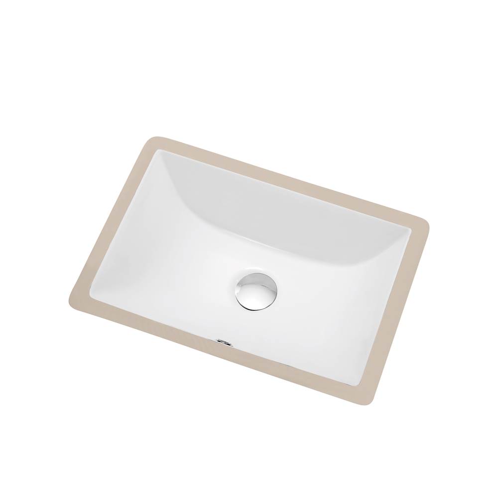 Dawn Dawn® Under Counter Rectangle Ceramic Basin with Overflow