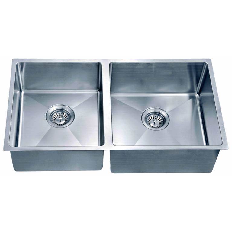 Dawn Dawn® Undermount Small Corner Radius Double Bowl Sink (Small Bowl on Left)