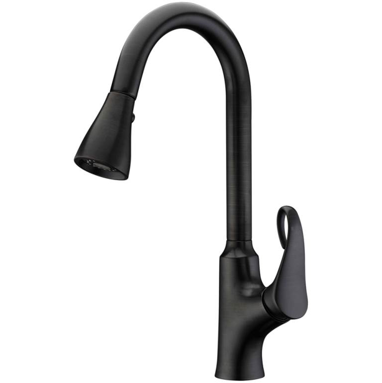 Dawn Dawn® Single-lever pull-out kitchen faucet, Dark Brown Finished