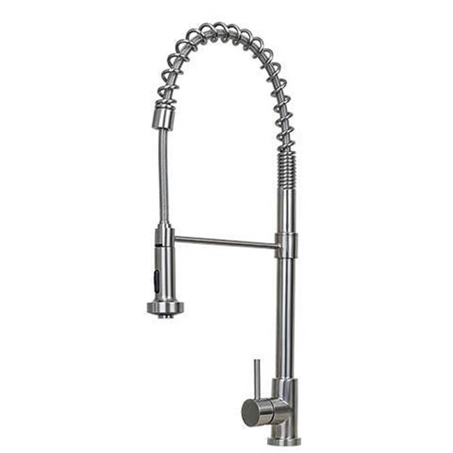 E2 Stainless Niagara KPS3031, Soap Dispenser, Strainer, Grates, and M601R (Large Bowl Right)