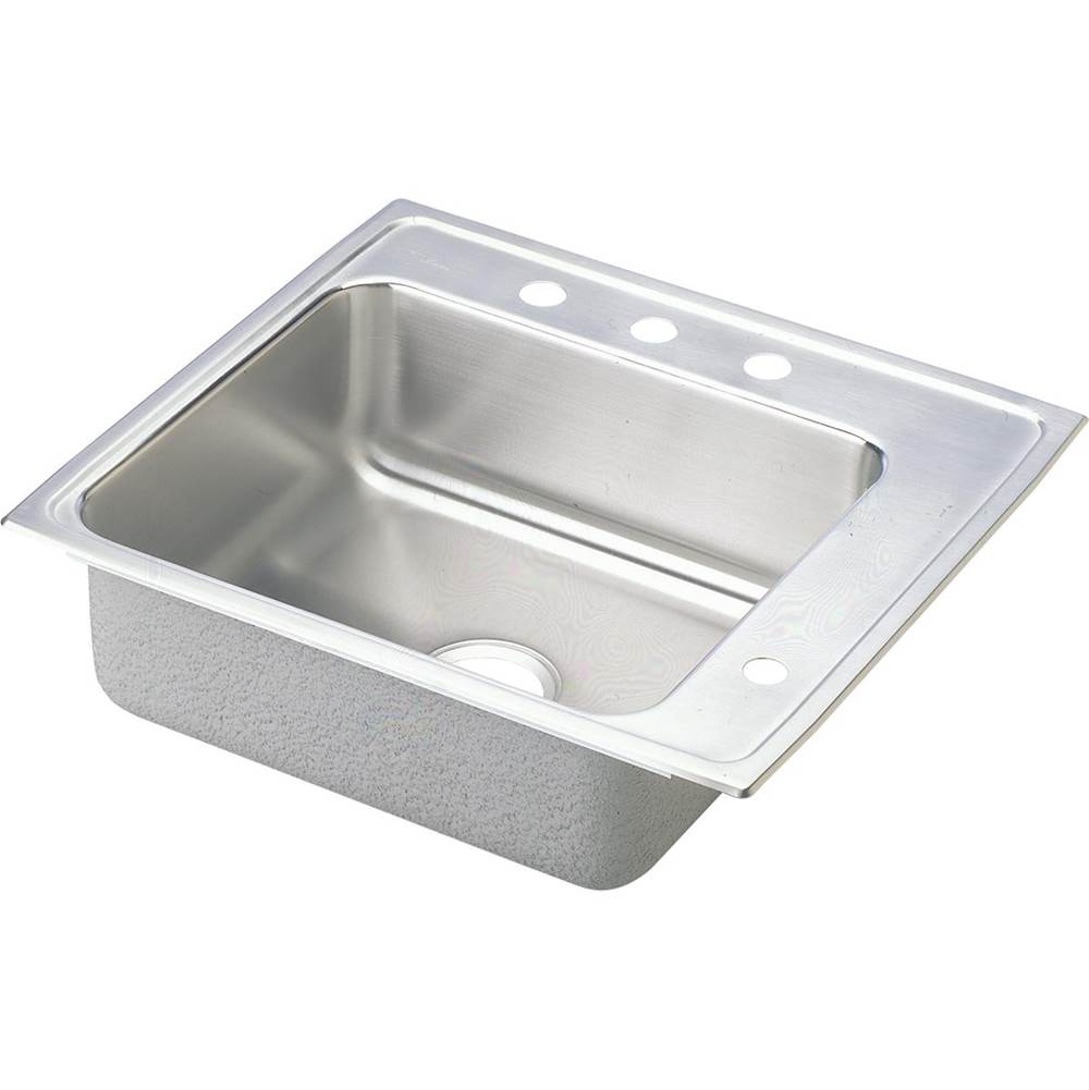 Kitchen & Bath Design CenterElkayLustertone Classic Stainless Steel 25'' x 22'' x 6-1/2'', Single Bowl Drop-in Classroom ADA Sink with Quick-clip