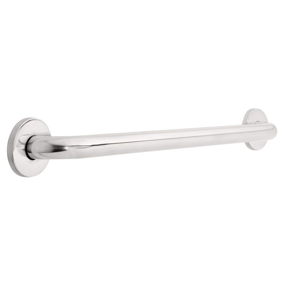 Franklin Brass 24x11/4 Concealed Screw Grab Bar, Bright Stainless Steel