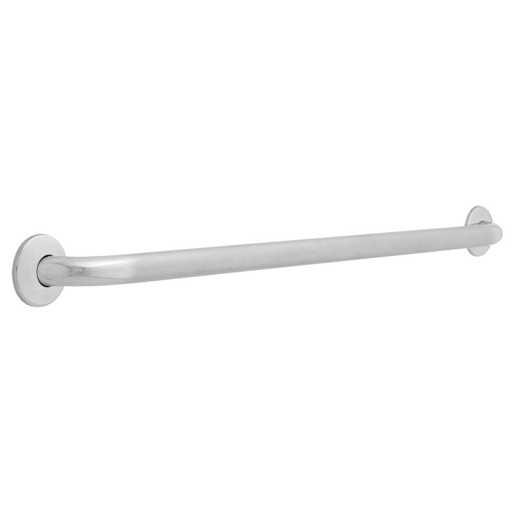 Franklin Brass 36x11/4 Concealed Screw Grab Bar, Peened and Bright Stainless