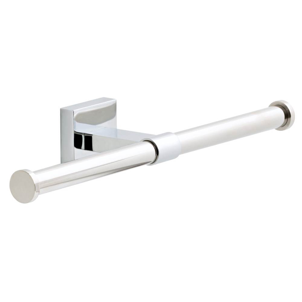 Franklin Brass Maxted Double Single Arm Toilet Paper Holder, Polished Chrome