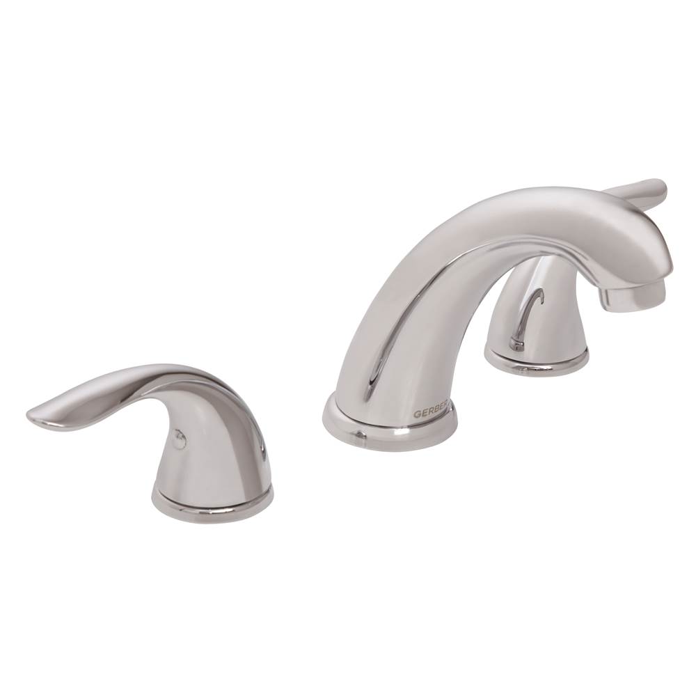 Kitchen & Bath Design CenterGerber PlumbingViper 2H Widespread Lavatory Faucet w/ Metal Touch Down Drain 1.2gpm Brushed Nickel