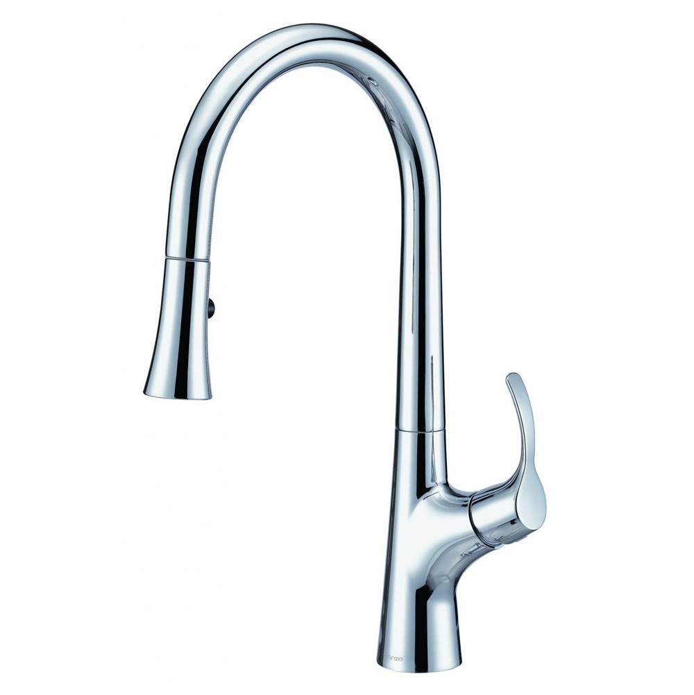 Gerber Plumbing Antioch 1H Pull-Down Kitchen Faucet w/ Snapback 1.75gpm Tumbled Bronze