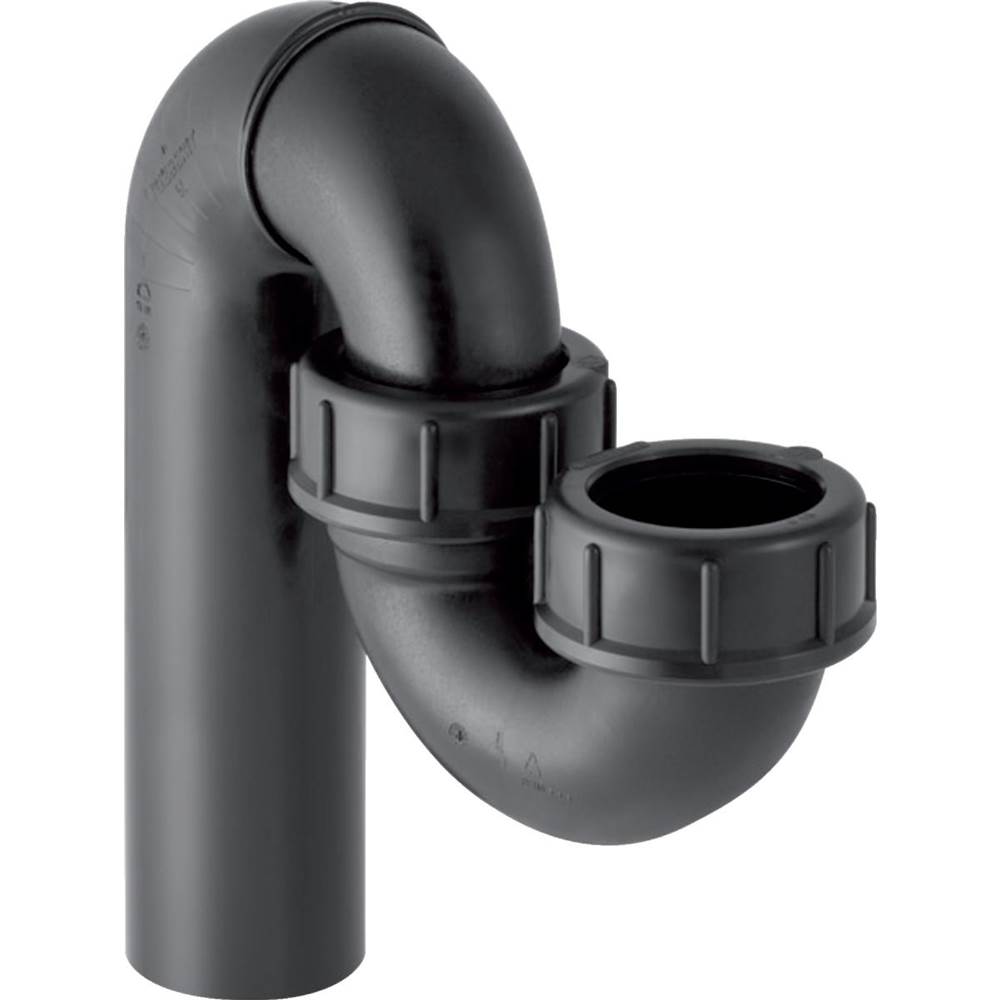 Geberit Geberit P-trap for sink, with compression joint, vertical inlet and vertical outlet: d=50mm, d1=50mm, black