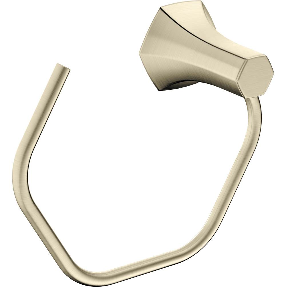 Hansgrohe Locarno Towel Ring in Brushed Nickel
