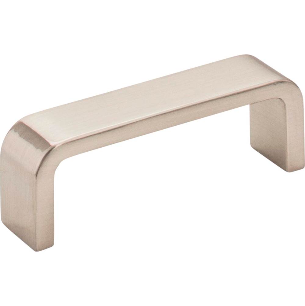 Hardware Resources 3'' Center-to-Center Satin Nickel Square Asher Cabinet Pull