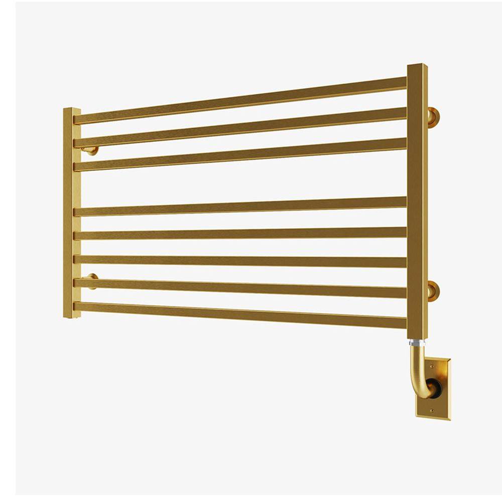 ICO Bath 35.5''x19'' Avento Electric Hardwired Towel Warmer - PVD Brushed Gold