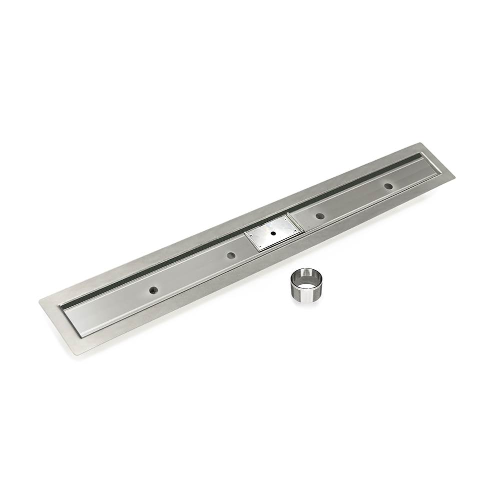 Infinity Drain 36'' Slot Drain Channel only for FCB Series with 2'' Threaded Outlet