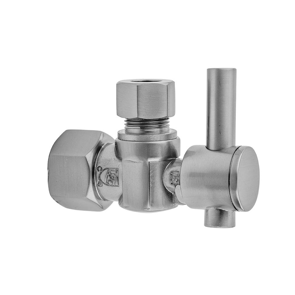 Kitchen & Bath Design CenterJacloQuarter Turn Angle Pattern 3/8'' IPS x 3/8'' O.D. Supply Valve with Contempo Lever Handle