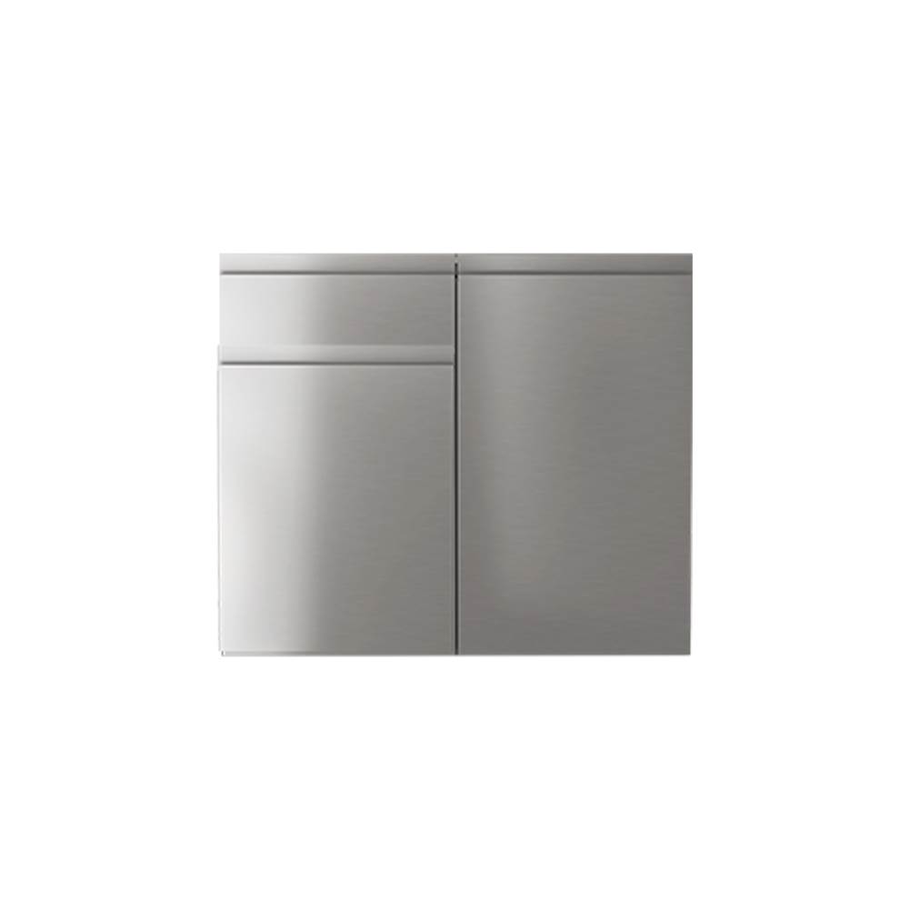 Home Refinements by Julien LINE Built-in Storage door, small drawer & Recycle Unit 36''