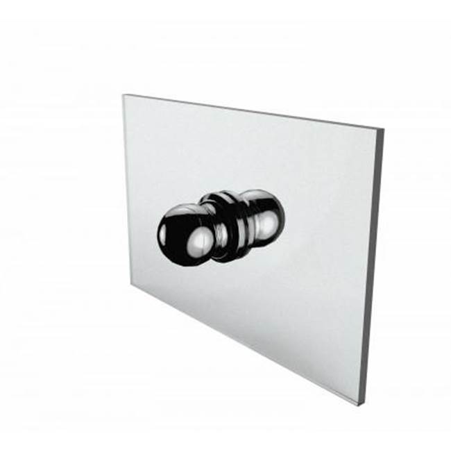 Kartners FLORENCE - Double Shower Door Handle-Black Nickel
