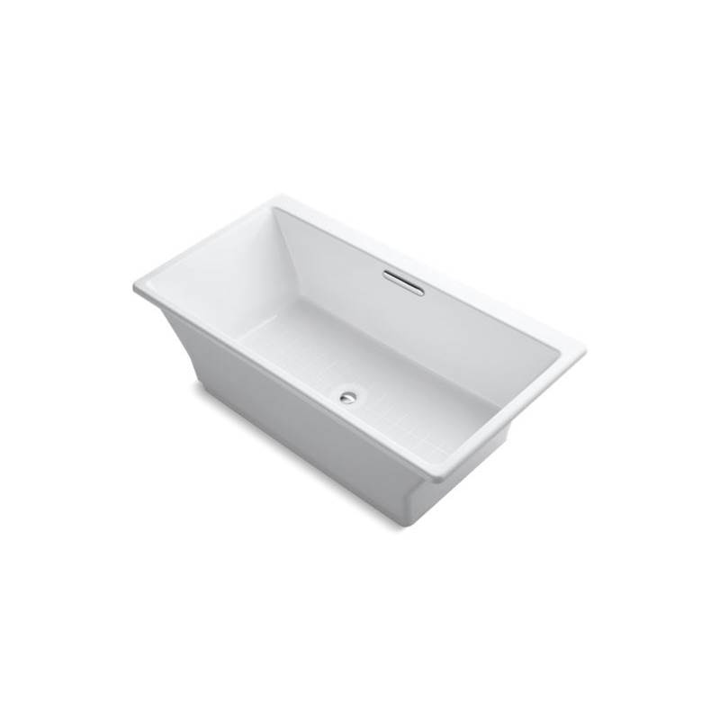 Kohler Rêve® 66-15/16'' x 36'' freestanding bath with Brilliant Blanc base