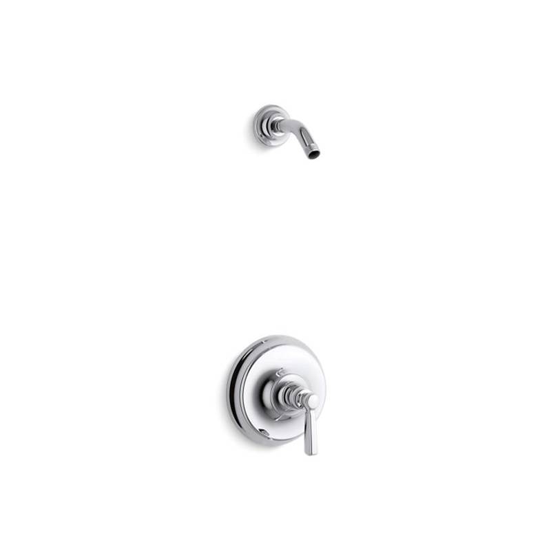 Kohler Bancroft® Rite-Temp(R) shower valve trim with metal lever handle, less showerhead