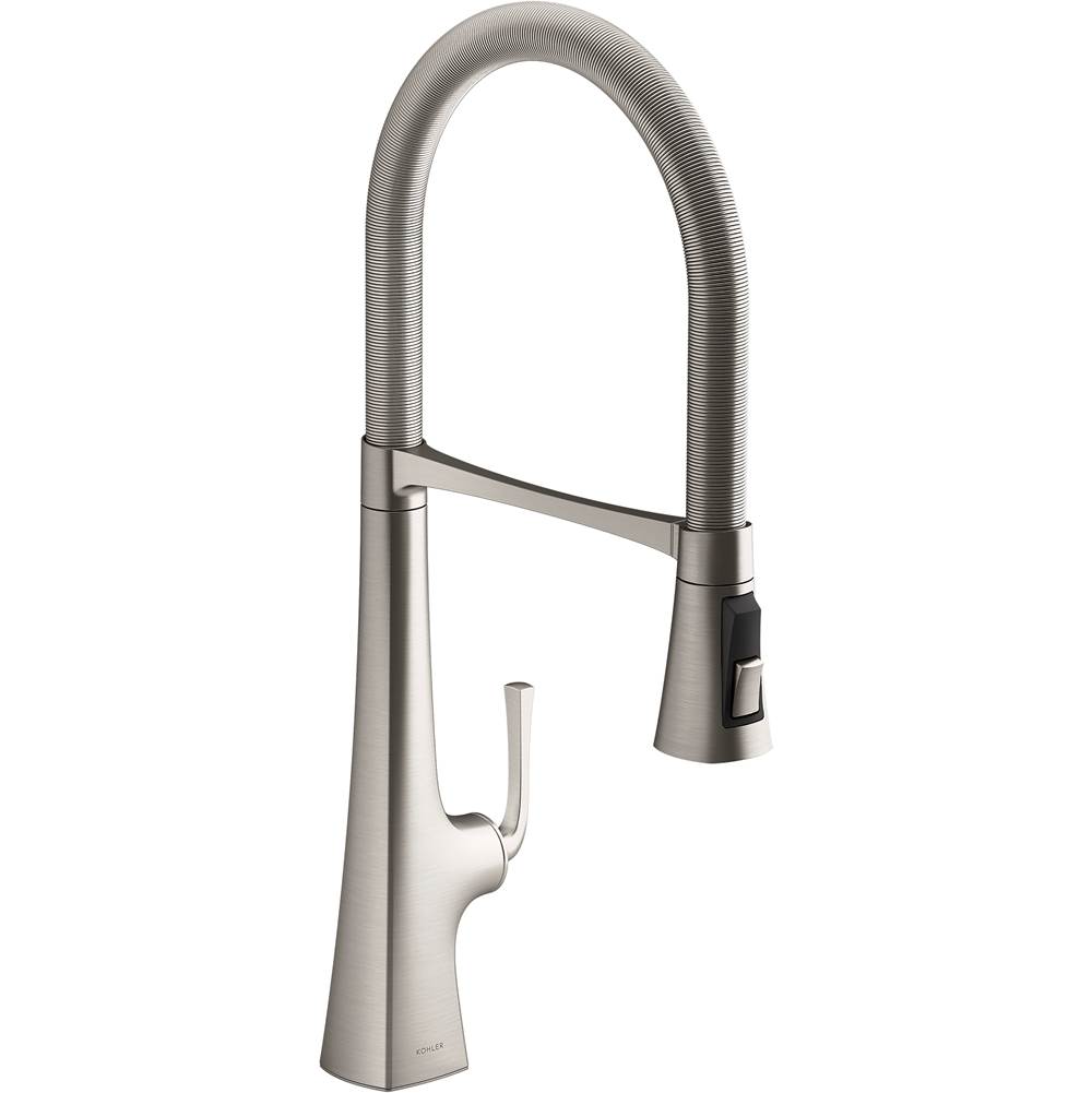 Kohler Graze® Single-handle semi-professional kitchen sink faucet with 24-5/16'' spout