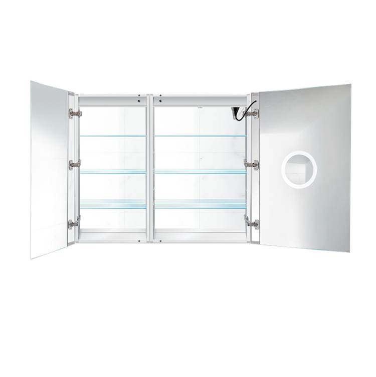 Krugg LED Bi-View Medicine Cabinet 42''X36'' w/Dimmer and Defogger