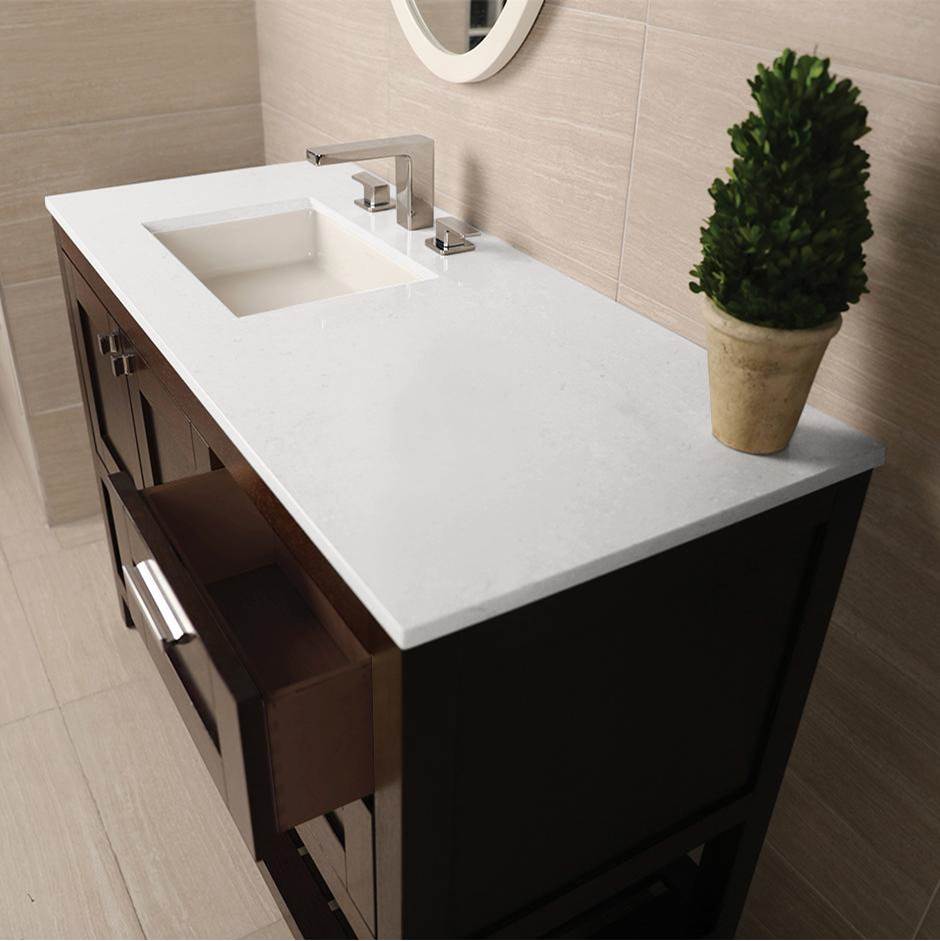 Lacava Countertop for vanity STL-F-48L & STL-W-48L, with a cut-out for Bathroom Sink 5452UN. W: 48'', D: 21'', H: 3/4''.