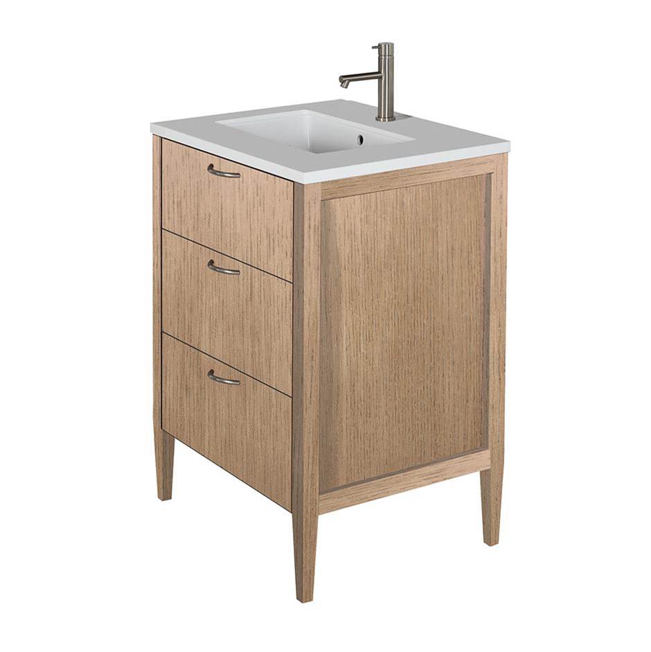 Lacava Counter top for vanity LRS-F-24Aand LRS-F-24B with a cut-out for Bathroom Sink 5452UN. W: 24'', D: 21'', H: 3/4''.