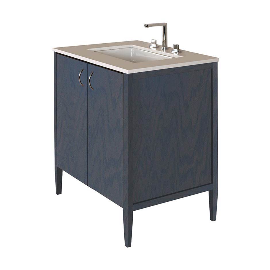 Lacava Free-standing under-counter vanity with two doors(pulls included).