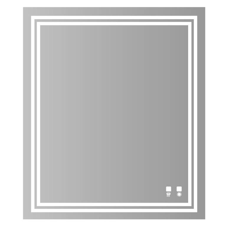 Madeli Zen Illuminated Slique Mirror, 36''X 42''. Lumentouch On/Off Dimmer, Switch.Defogger.Dual Installation