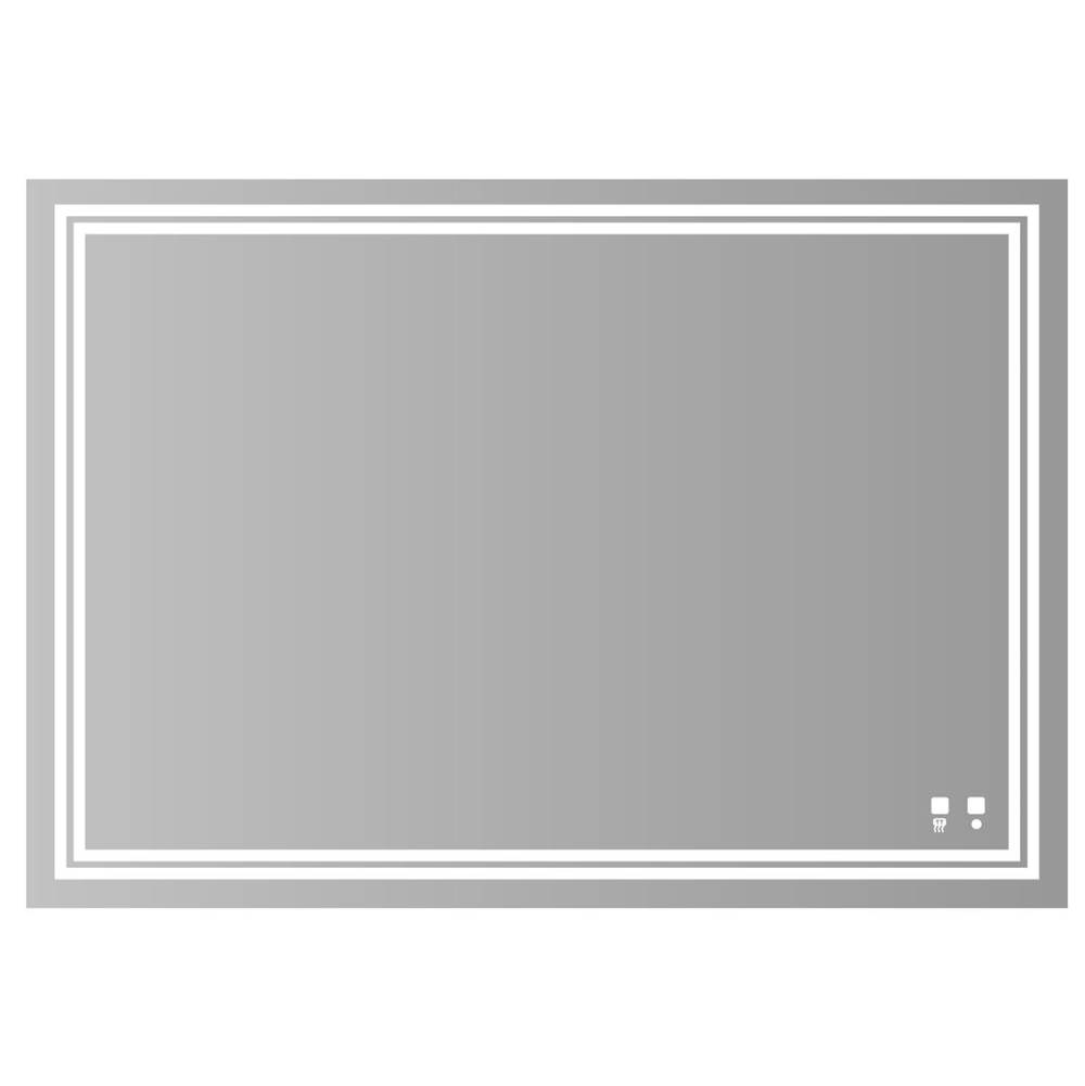 Madeli Zen Illuminated Slique Mirror, 60''X 42''. Lumentouch On/Off Dimmer, Switch.Defogger.Dual Installation