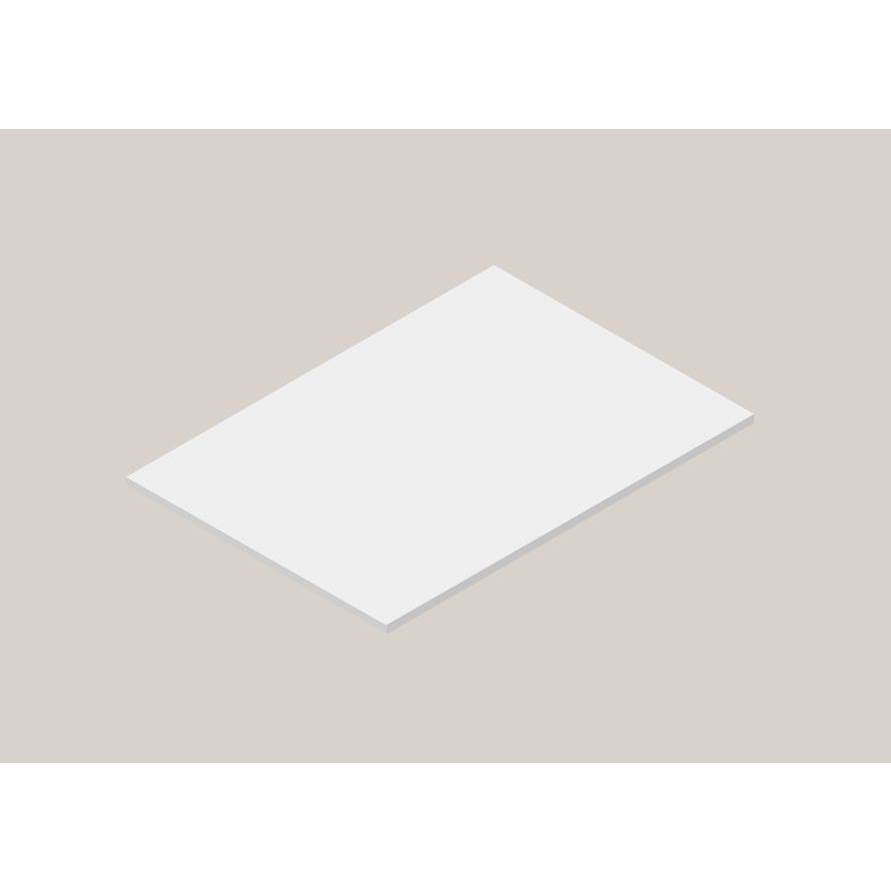 Madeli Urban-22 42''W Solid Surface , Slab No Cut-Out. Glossy White, 42''X 22''X 3/4''