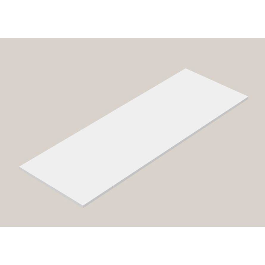 Madeli Urban-22 72''W Solid Surface , Slab No Cut-Out. Matte White, 72''X 22''X 3/4''