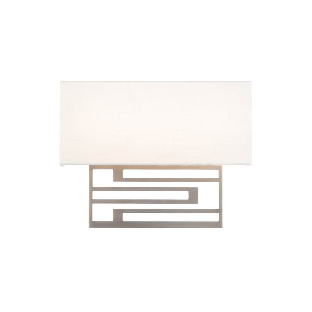 Modern Forms Vander 14'' LED Wall Sconce Light 3500K in Brushed Nickel
