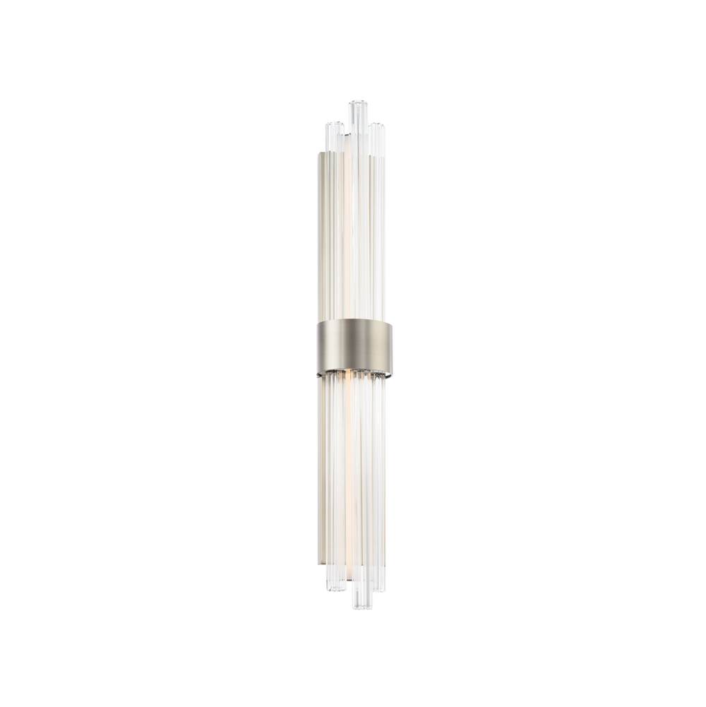 Modern Forms Luzerne 28'' LED Wall and Bath Vanity Light 3000K in Brushed Nickel