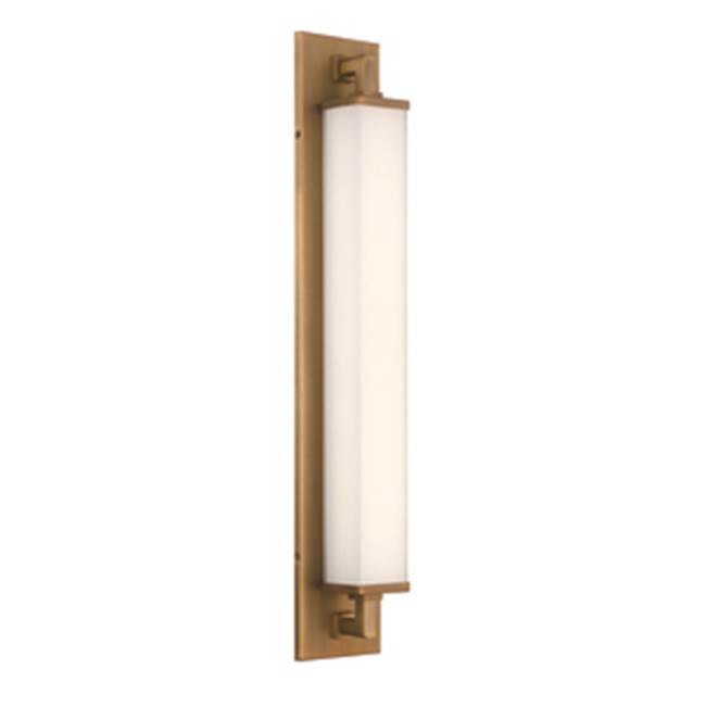 Modern Forms Gatsby 32'' LED Wall and Bath Vanity Light 3000K in Aged Brass