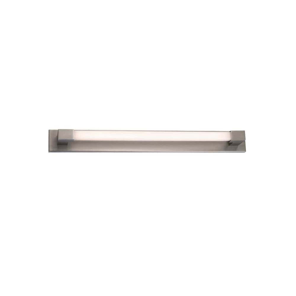 Modern Forms Barre 27'' LED Wall and Bath Vanity Light 3000K in Brushed Nickel