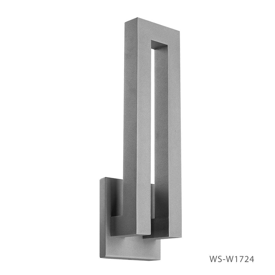 Modern Forms Forq 24'' LED Outdoor Wall Sconce Light 3000K in Graphite